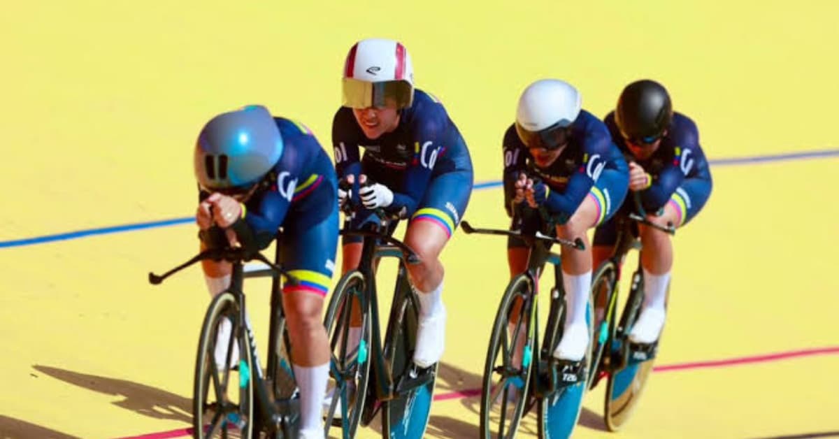 Colombia gana el oro en la persecución por equipos femenina de los Juegos Centroamericanos