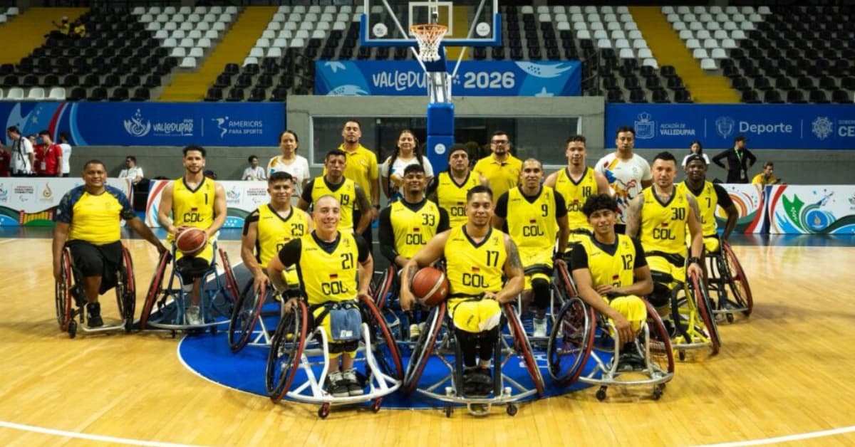 La Selección Colombia Masculina de Baloncesto en Silla de Ruedas alista su debut en el Mundial de Ottawa 2026