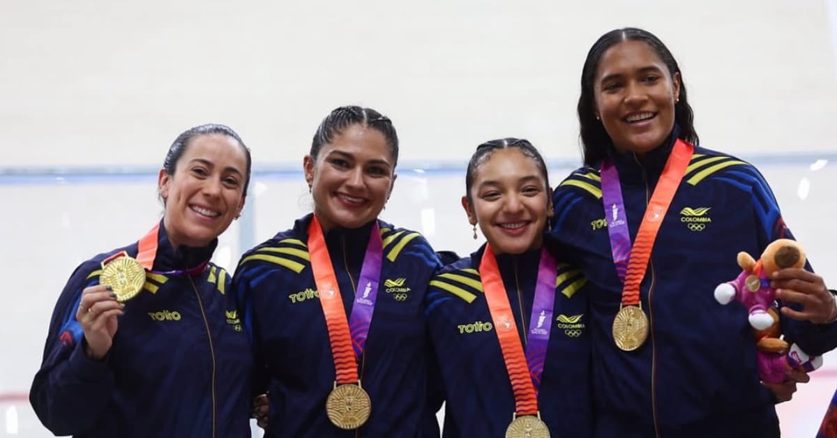 Mariana Pajón gana medalla de oro en la velocidad por equipos de los Juegos Suramericanos