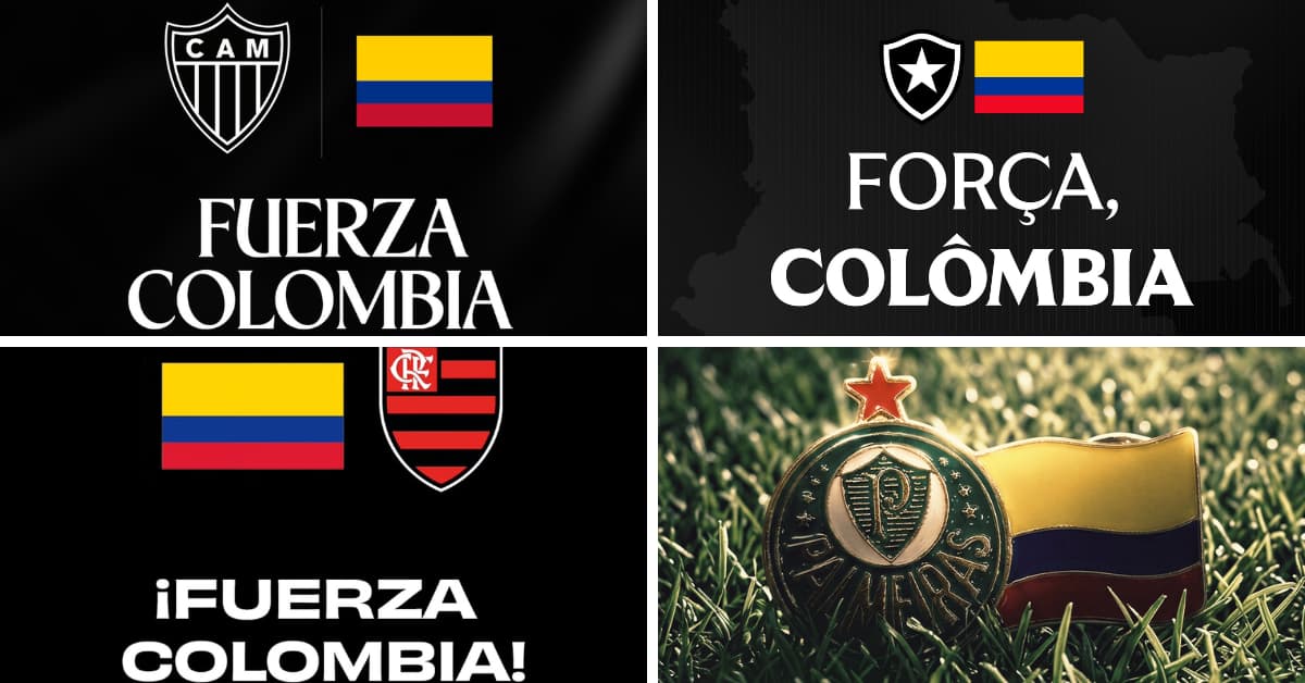 El mundo del fútbol se solidariza con Colombia: clubes internacionales envían mensajes de apoyo tras el terremoto