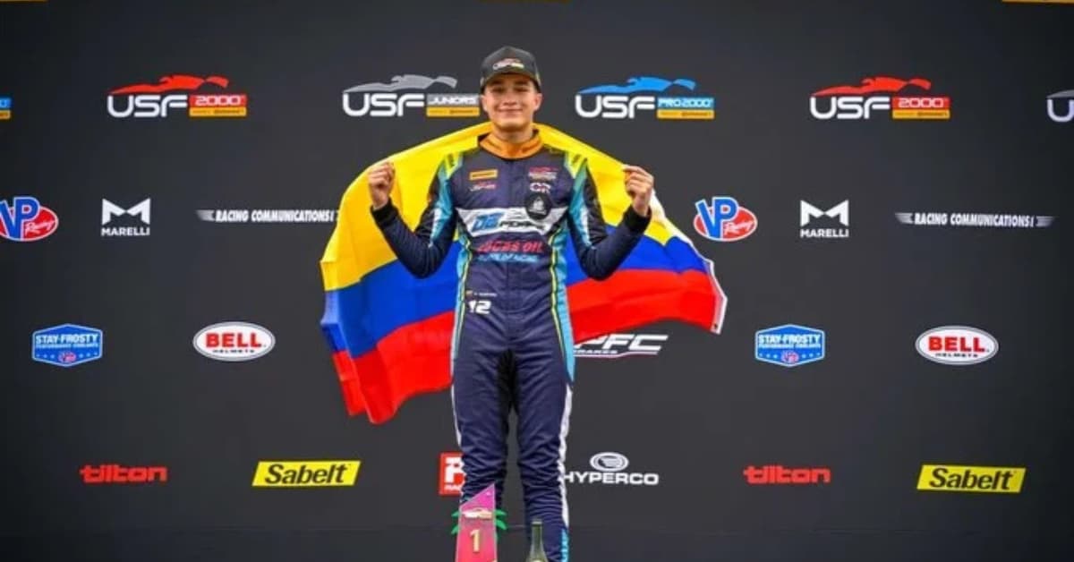 El piloto huilense Sebastián 'Tatán' Garzón brilla en Canadá y consolida su liderato