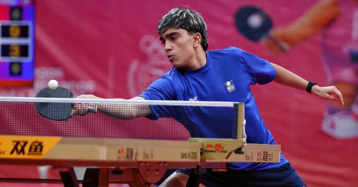 Emanuel Otálvaro asciende al segundo puesto del ranking mundial sub-17 de tenis de mesa