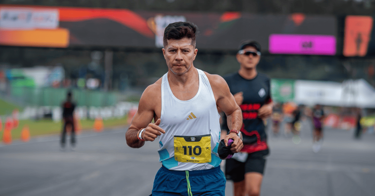 El laboyano Andrés Ortiz completó 114 kilómetros en la ultramaratón 12H RUN