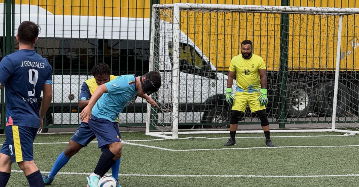 Colombia debutó con victoria en la Copa América de Fútbol para Ciegos disputada en São Paulo