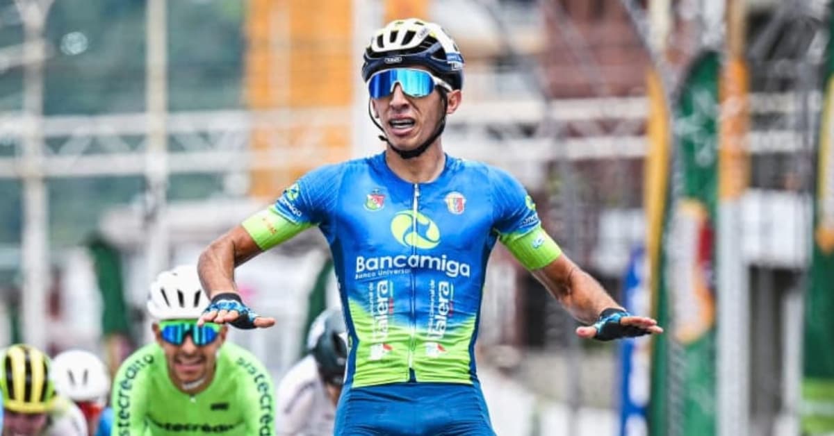 Luis Pinto primer líder y colombianos en el podio de la Vuelta a Venezuela