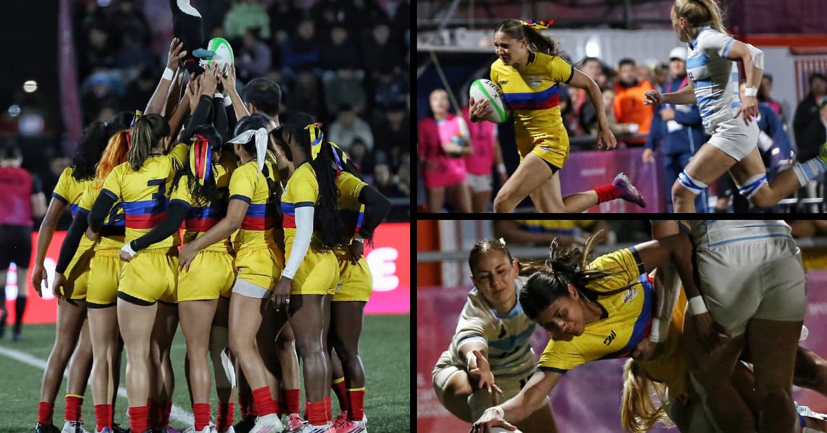 La Selección Colombia femenina de rugby 7 gana medalla de plata en los Juegos Suramericanos