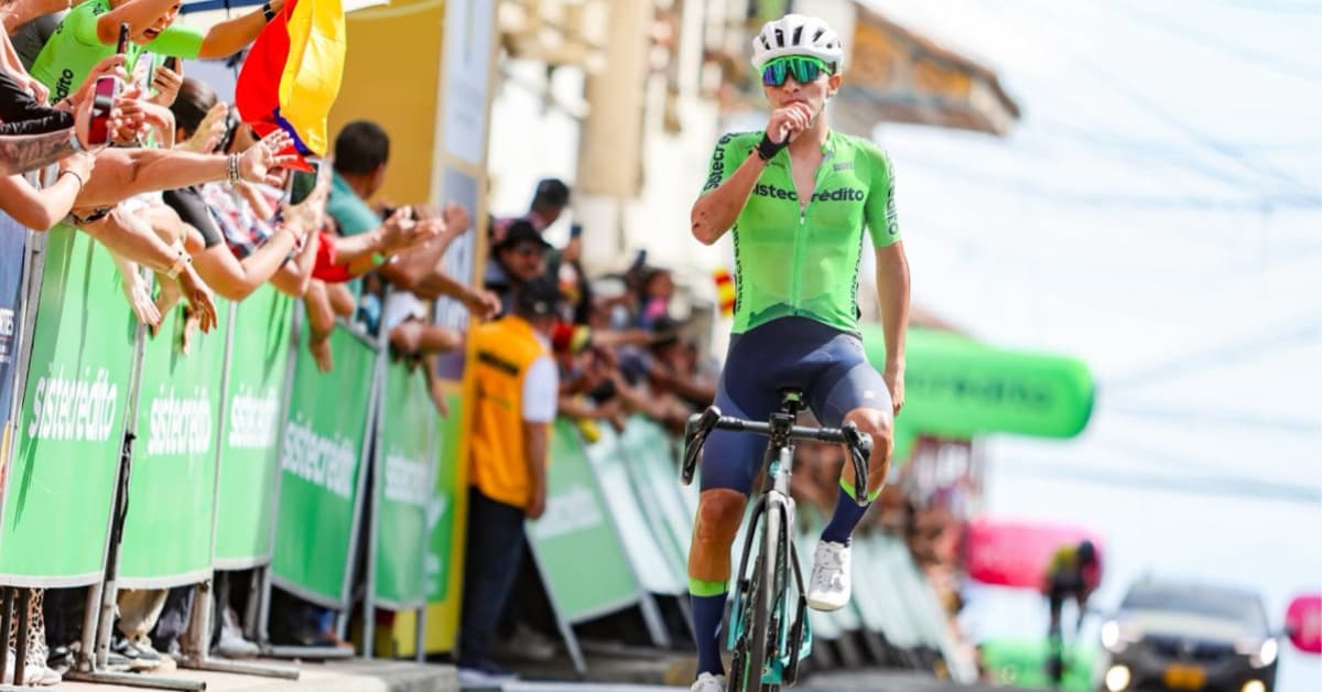 Estiven García gana la etapa más larga del Clásico RCN