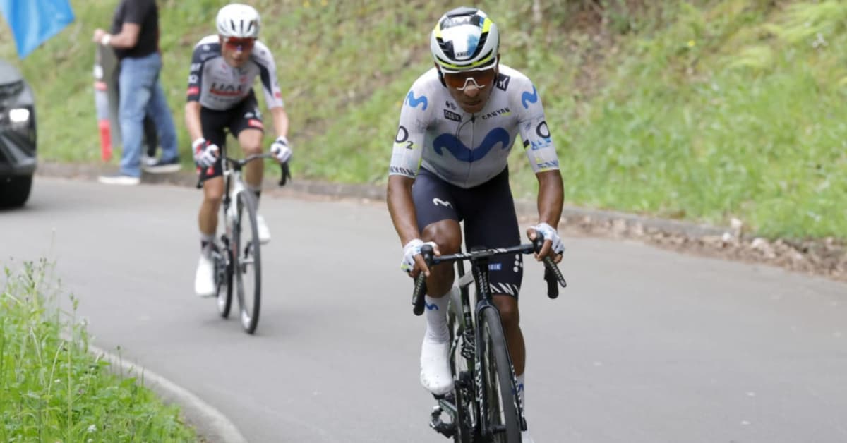 Nairo Quintana sufre en la segunda etapa de la Vuelta a Suiza y cede más de dos minutos