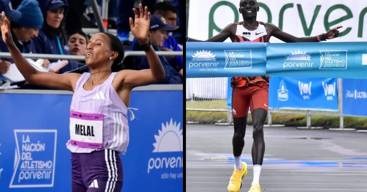 Erick Sang impone nuevo récord y Melal Siyoum conquista la Media Maratón de Bogotá 2026