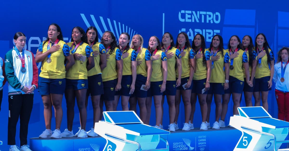 Selección femenina de polo acuático gana medalla de oro para Colombia en Santo Domingo 2026