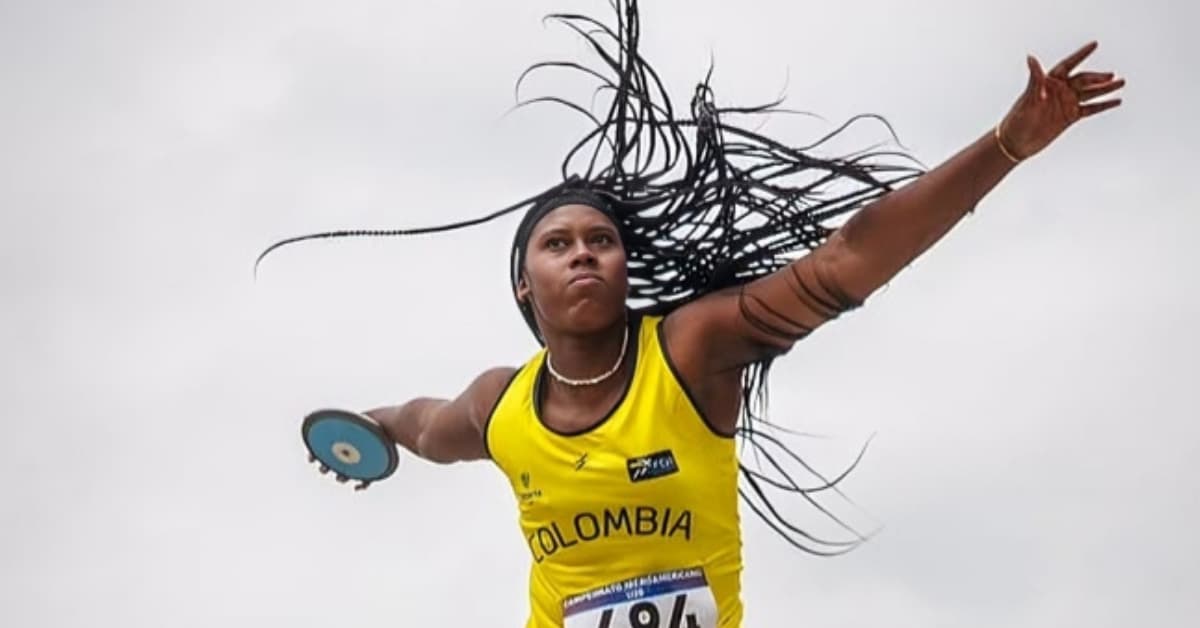 ¡Oro para Colombia! Isabella Hitas se corona campeona iberoamericana de lanzamiento de disco en Lima