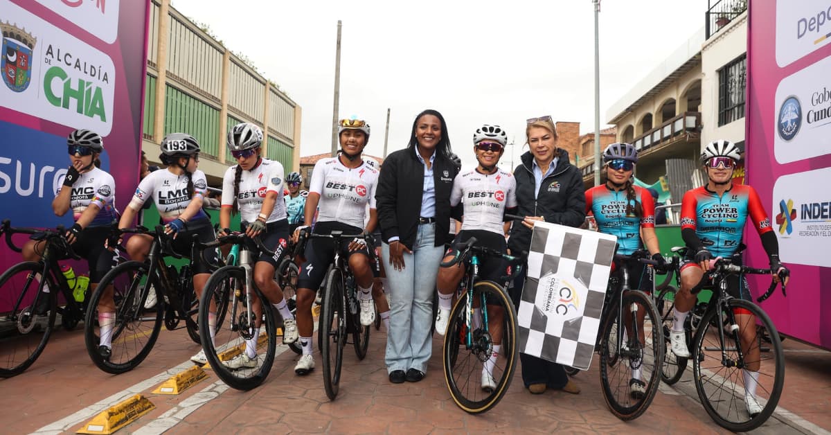 La ministra del Deporte da apertura oficial a la Vuelta a Colombia Femenina 2026 en Chía