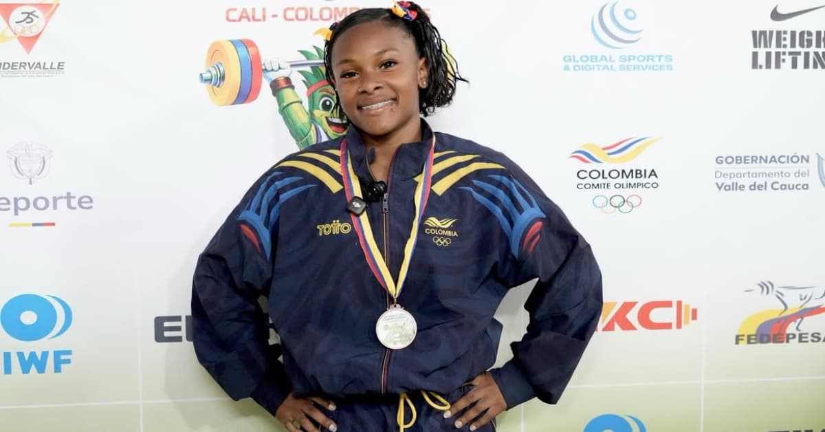 Colombia celebra su primera medalla con Mariana Asprilla en el Mundial de Levantamiento de Pesas