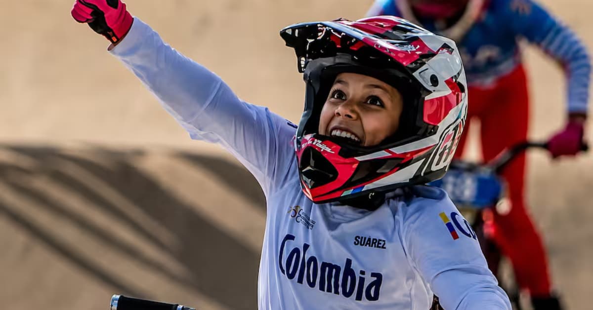 La santandereana Sophia Larrota gana el título orbital de BMX en Brisbane