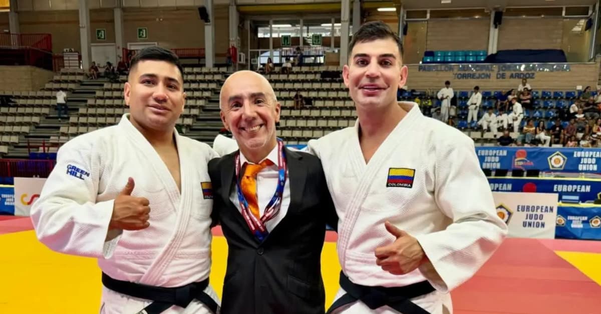 Edwin Gómez y Gerardo Restrepo suben al podio internacional de judo kata en España