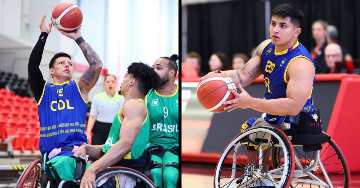 Colombia suma dos victorias en el Mundial de baloncesto en silla de ruedas en Ottawa