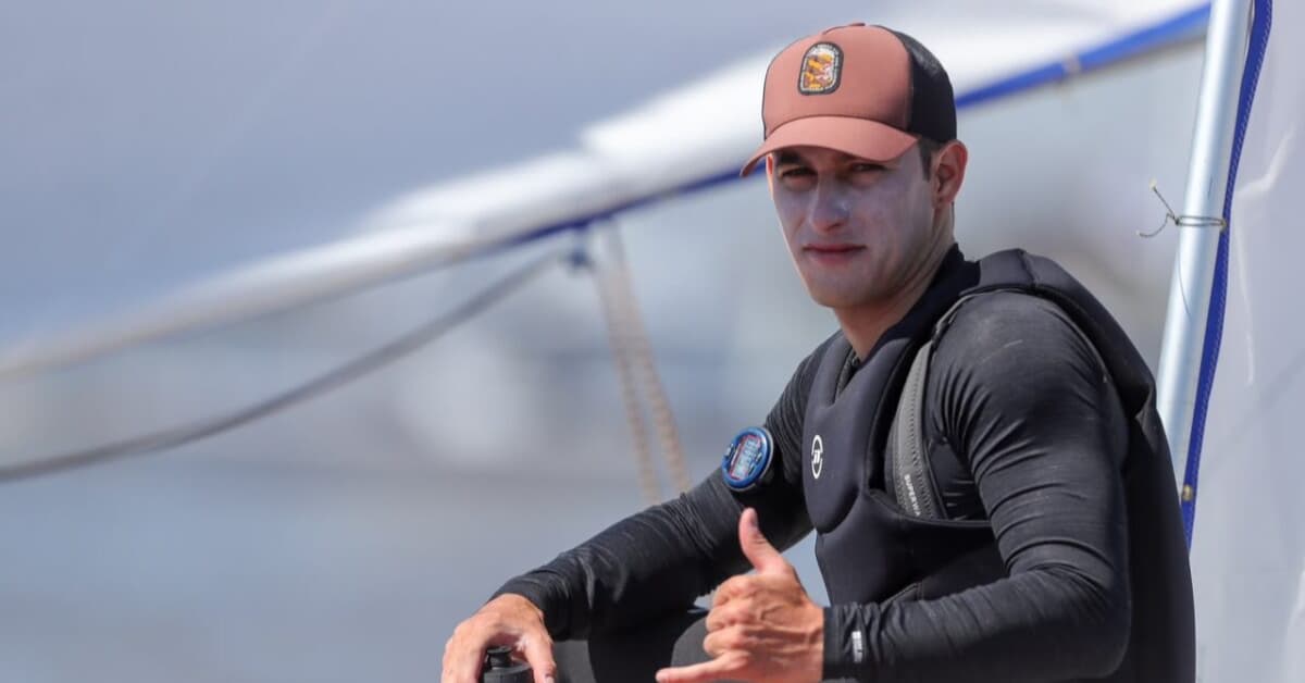 Simón Gómez gana medalla de oro en el Sunfish masculino de los Juegos Suramericanos