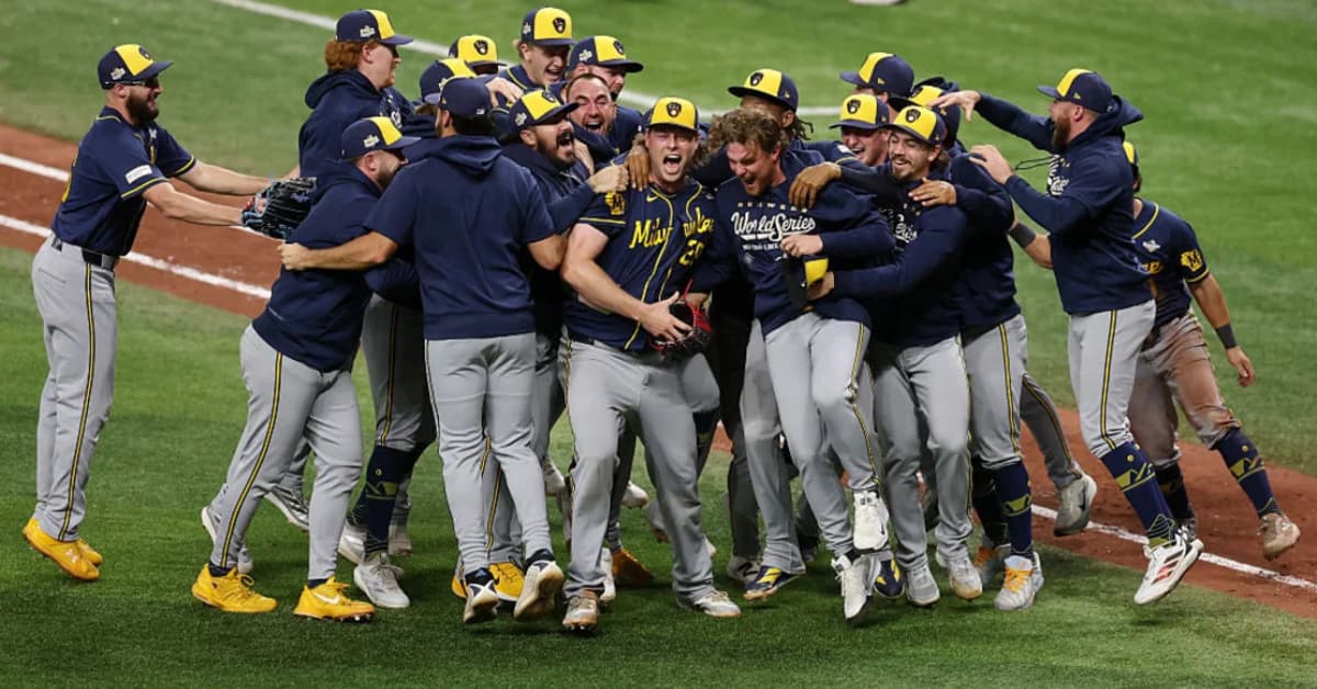 Milwaukee Brewers conquista su primera Serie Mundial tras vencer 4-1 a Tampa Bay Rays en el quinto juego