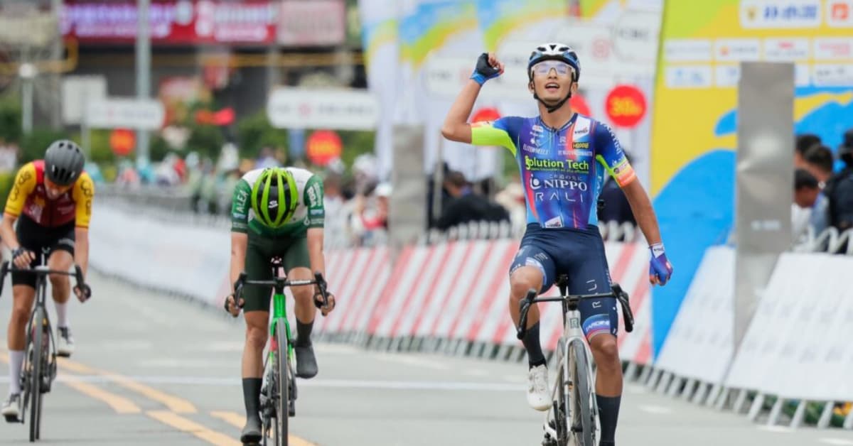 Santiago Umba brilla en China: El colombiano conquista la cuarta etapa del Tour of Magnificent Qinghai