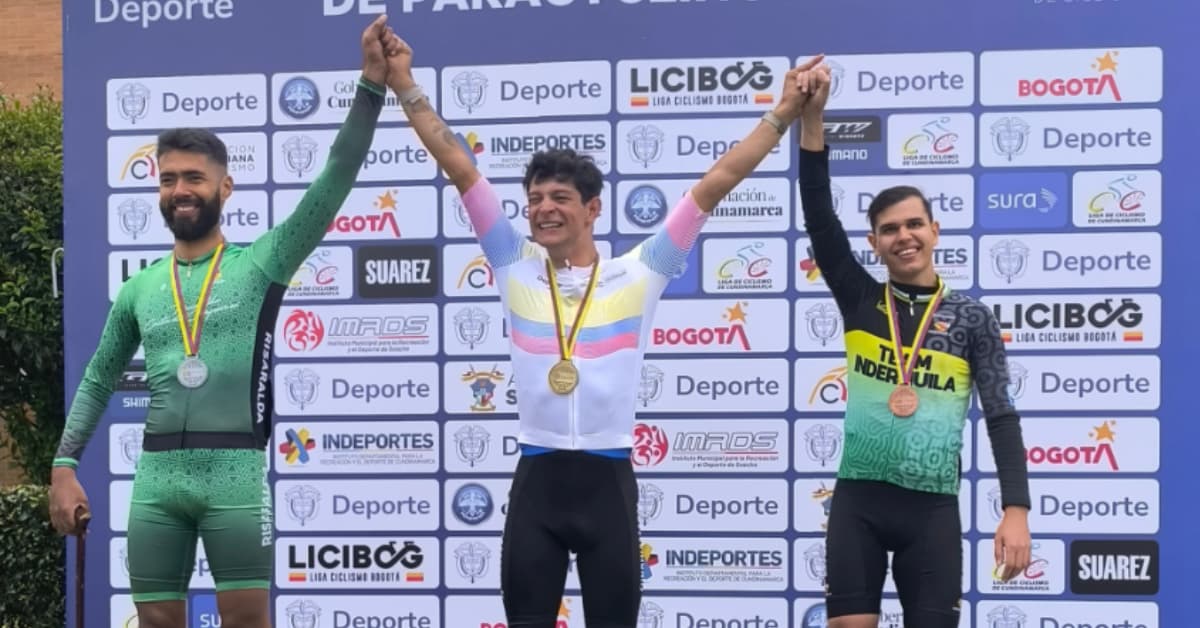 Hazaña opita en las carreteras: Camilo Arias Lara le da el bronce al Huila en el Nacional de Paracycling