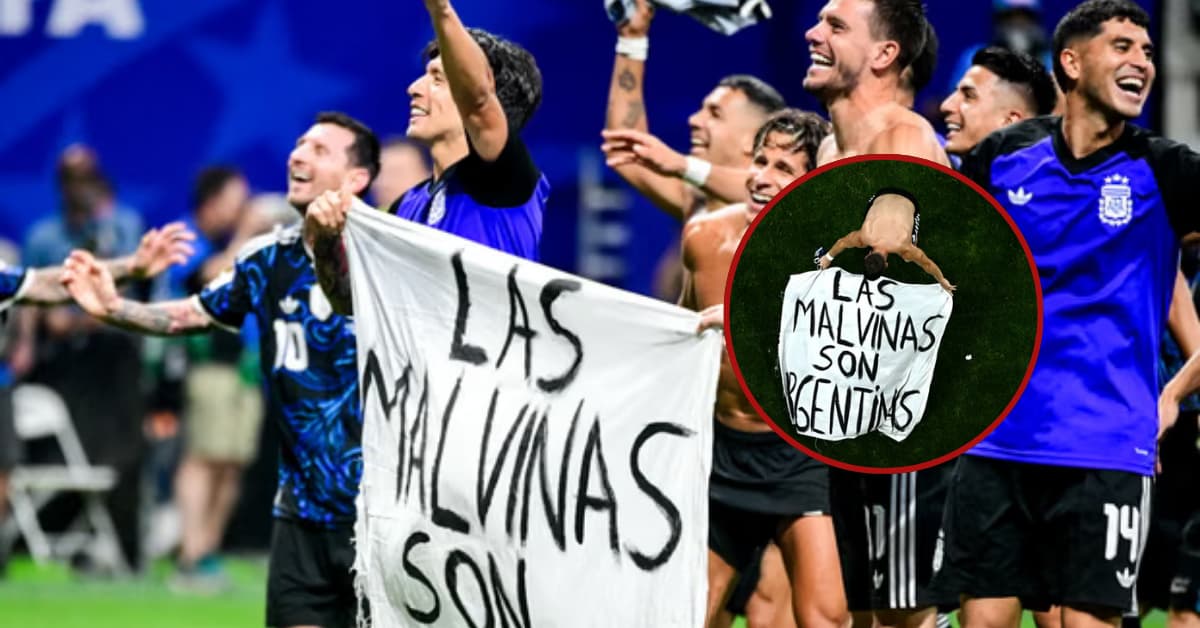 Londres arremete: Exige sanciones de la FIFA por pancarta argentina sobre las Malvinas
