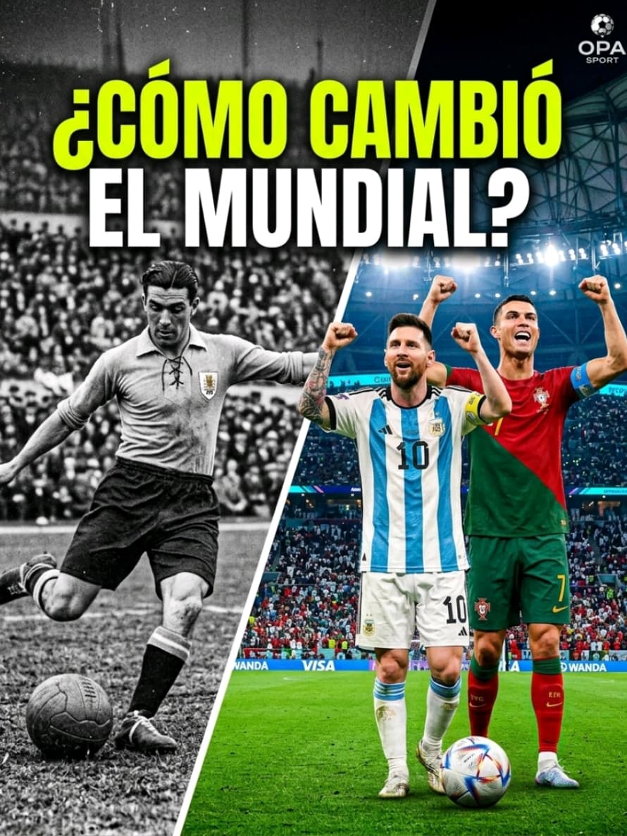 ¿Cómo cambió el Mundial? De balones de cuero a microchips en casi un siglo de historia.