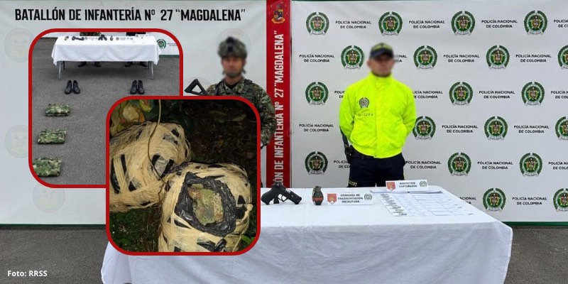 Operación conjunta del Ejército y la Policía ubica depósito ilegal del GAO-r Rodrigo Cadete en zona rural de Palestina, Huila