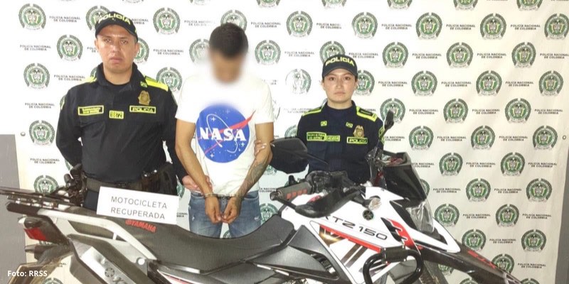 Plan Candado permitió la captura de un presunto ladrón y la recuperación de una motocicleta en Tello