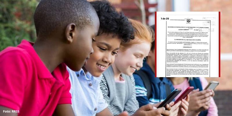 Gobierno expide Decreto 0769 de 2026 para proteger a niños y adolescentes de los riesgos en internet