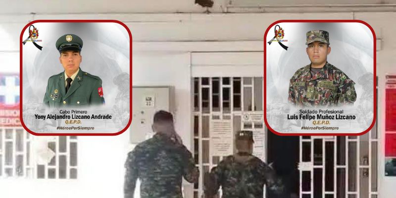 Yony Andrade y Luis Muñoz, los dos militares fallecidos en Algeciras